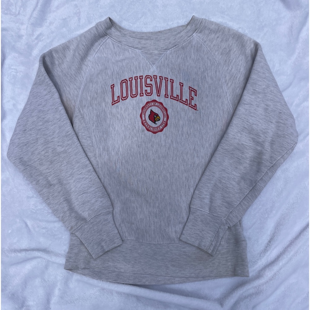Pro Edge Campus Classics Louisville Cardinals Crewneck.